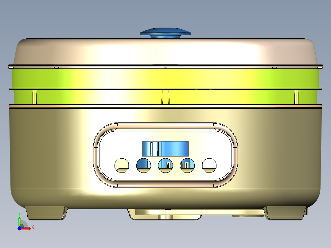 智能干果机前视图