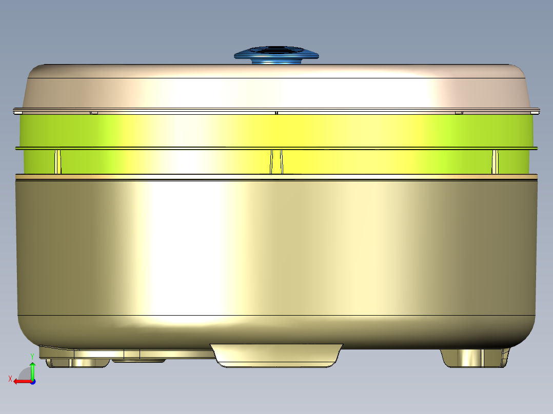 智能干果机后视图