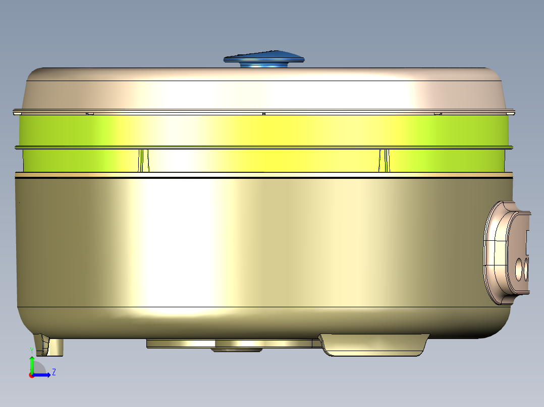 智能干果机左视图