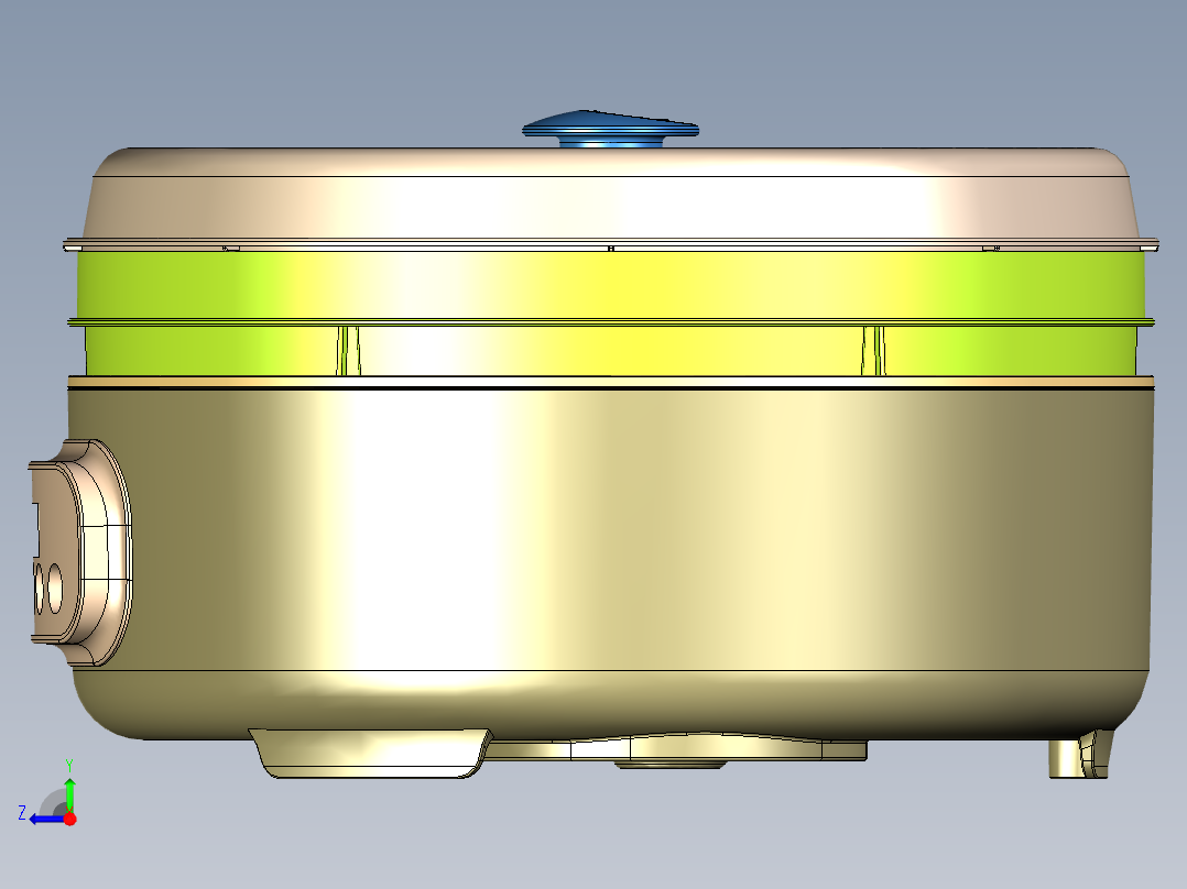 智能干果机右视图