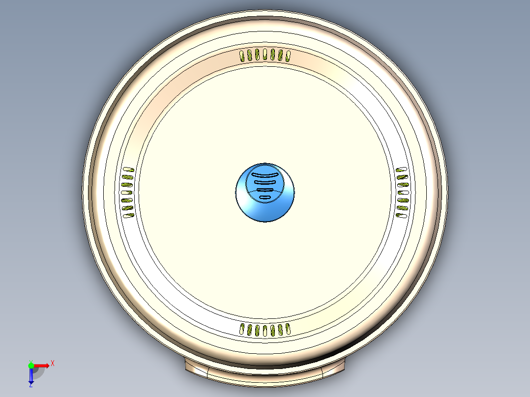 智能干果机俯视图