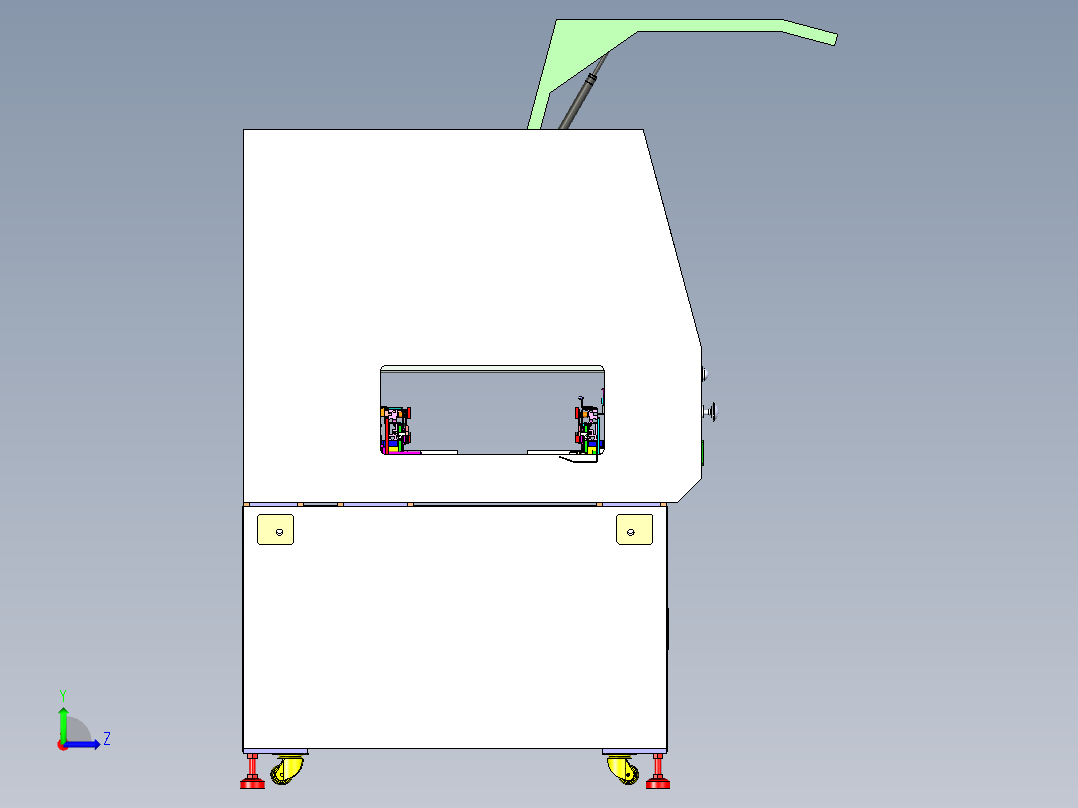 全自动涂布机左视图
