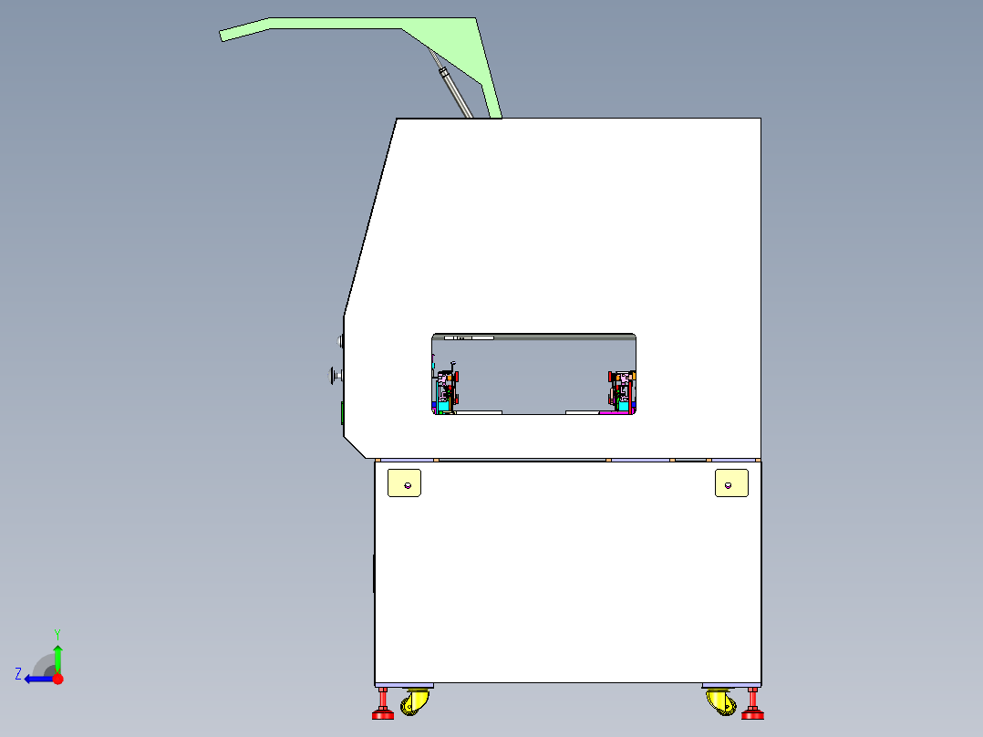 全自动涂布机右视图