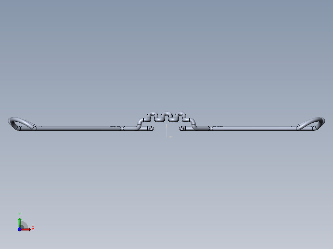 无人机冷却管11前视图
