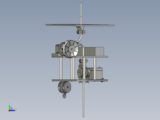 小型电动起重装置左视缩略图