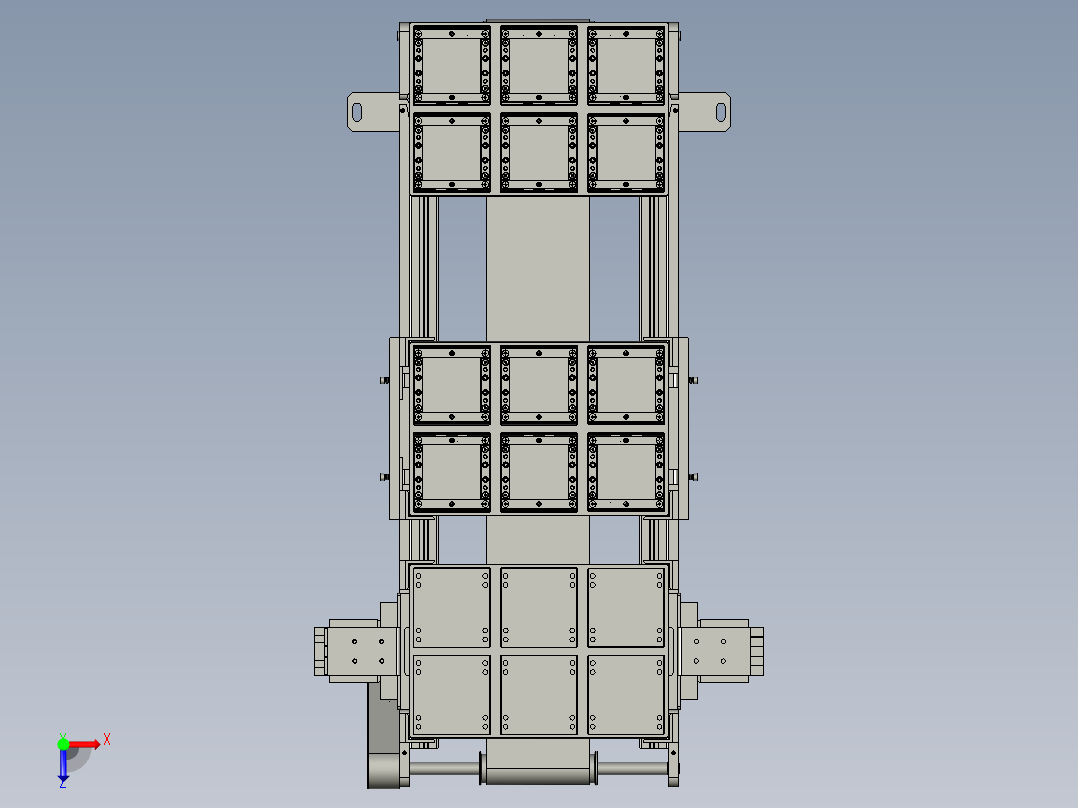 HL190510-07盖板2下料输出线俯视图