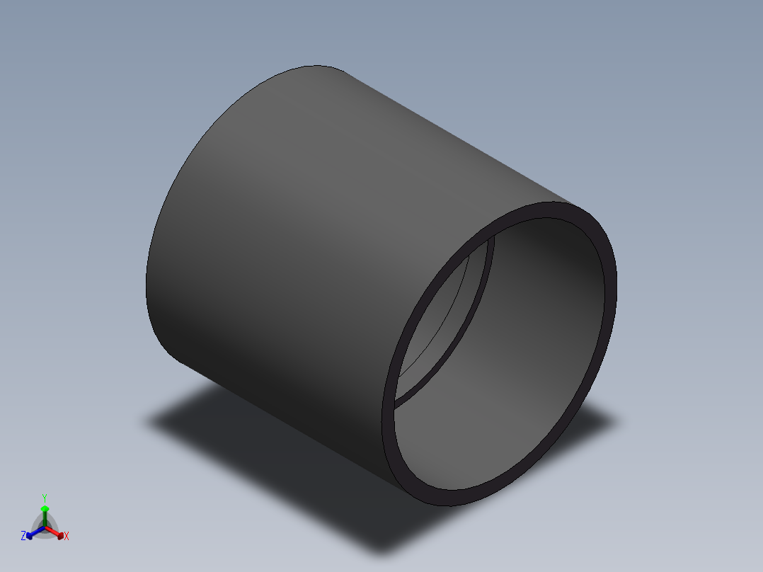 COUPLING__DN300_PN10_UPVC正等轴测图