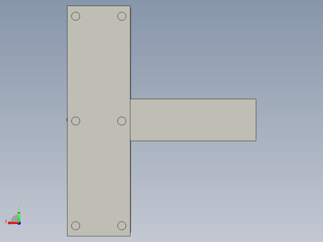 插片排序机构的垂直排序后视图