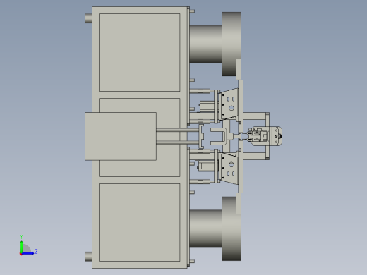 插片排序机构的垂直排序左视缩略图