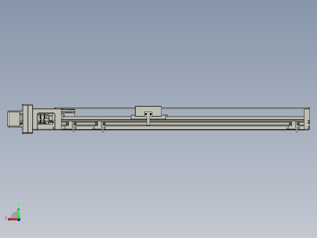 M077-KK60-500-100W-带轴承反折后视图