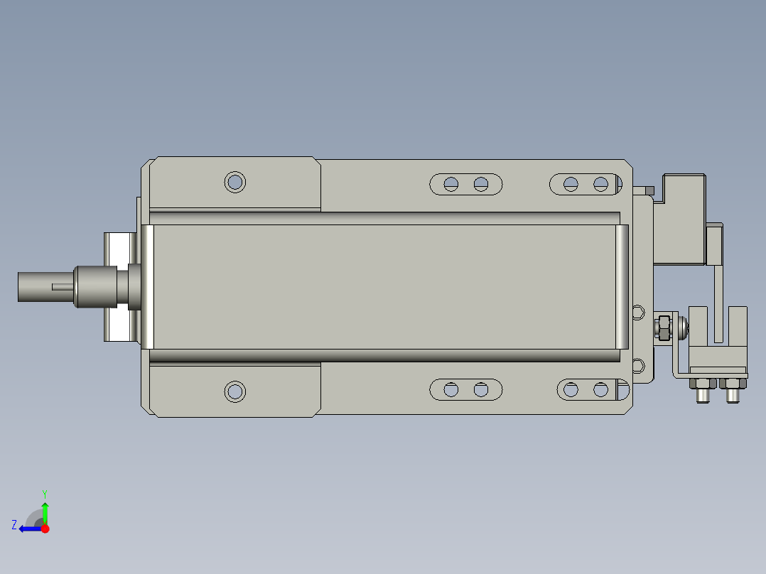 M077-KK60-500-100W-带轴承反折右视图
