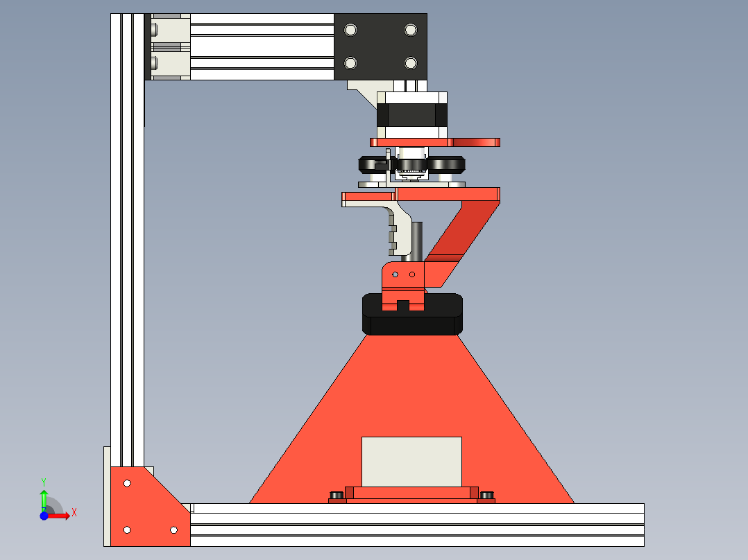 桌面式激光3D扫描仪设计--1388896前视图
