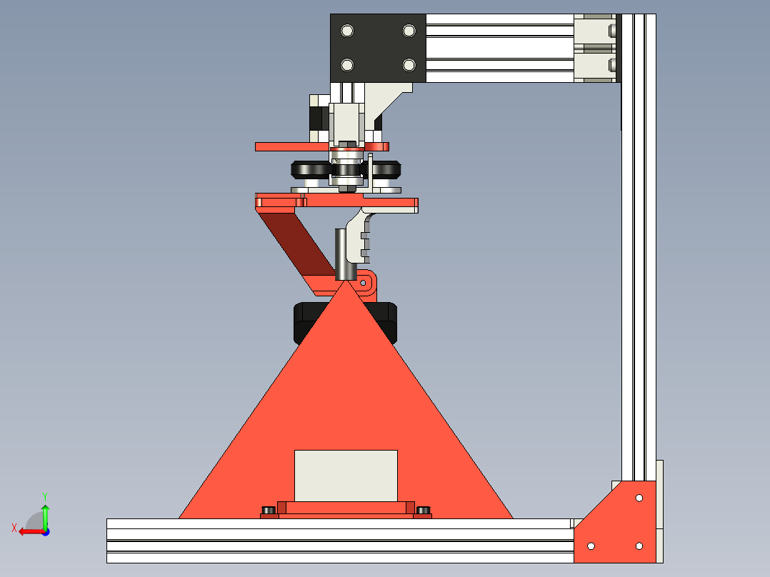 桌面式激光3D扫描仪设计--1388896后视图