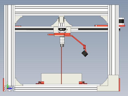 桌面式激光3D扫描仪设计--1388896左视缩略图