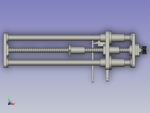 镜向tray盘升降台丝杆模组-V20-V20前视缩略图