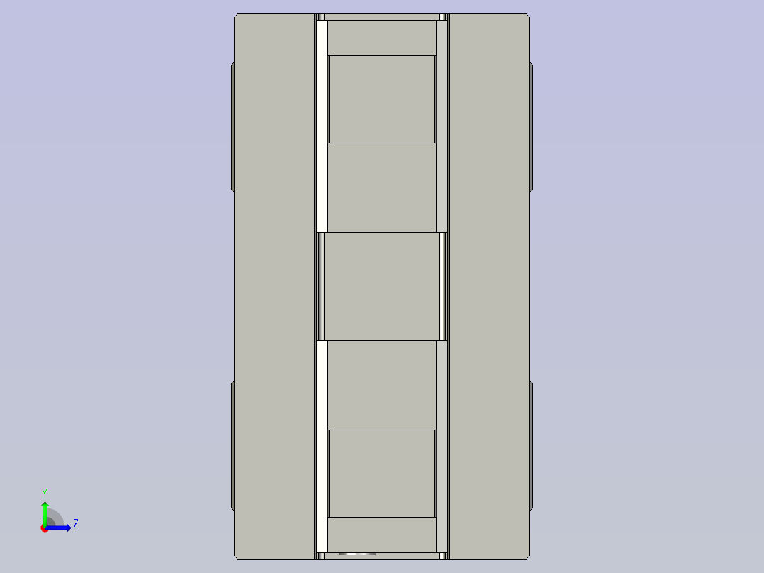 智能主控钻孔设备设计-HFZ20_OP_左视图