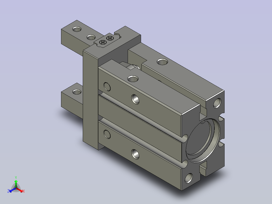 智能主控钻孔设备设计-HFZ20_OP_正等轴测图