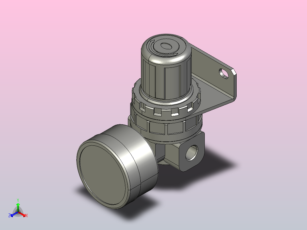 调压阀SDR200061正等轴测图