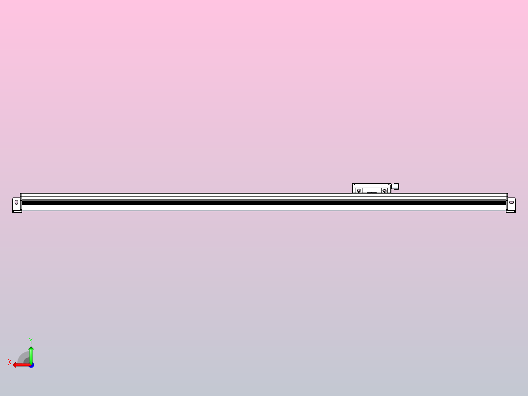 JCXE-L型光栅尺[JCXE-L-1000]后视图