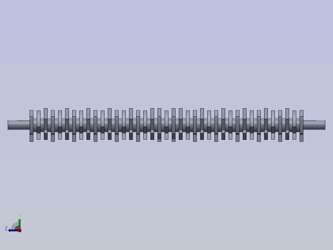 悬臂起重机右视图