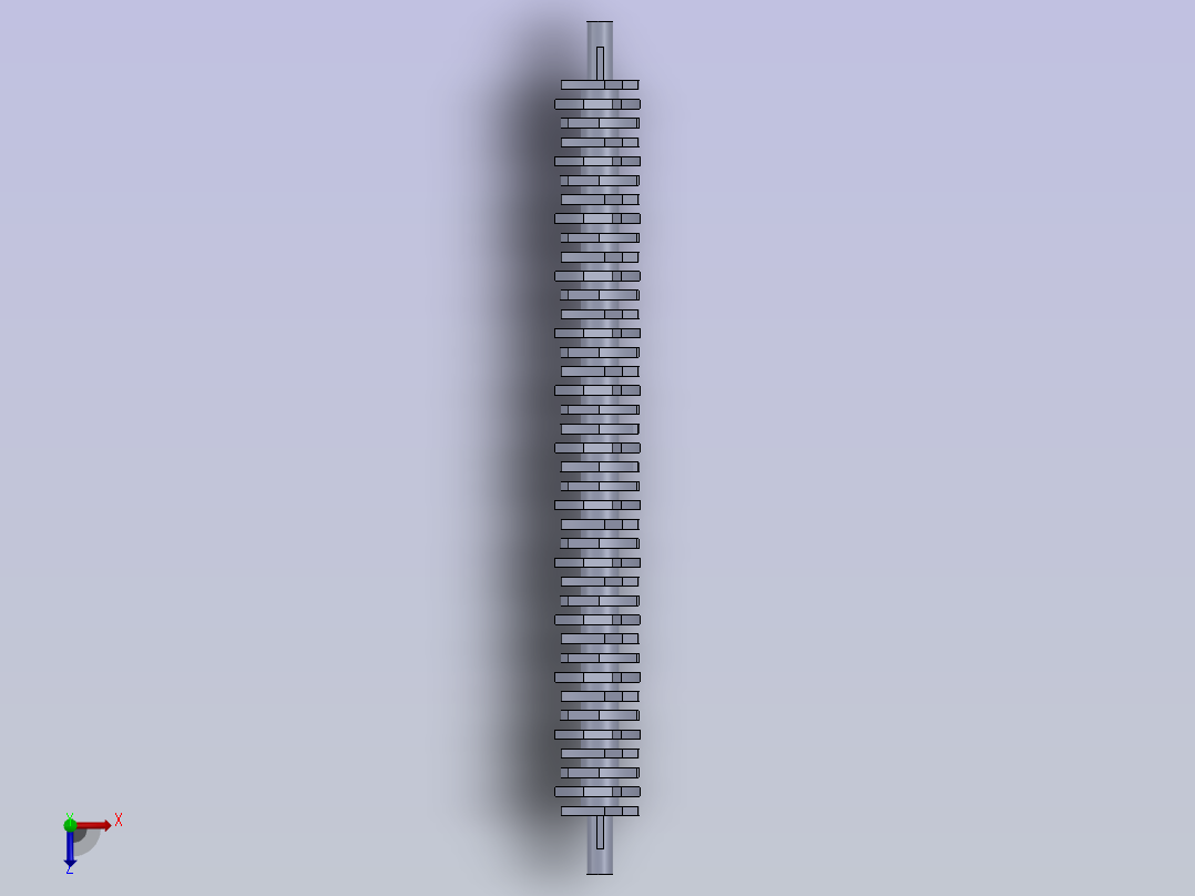 悬臂起重机俯视图