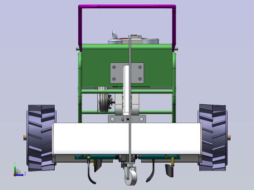 小型手推式旋耕机左视缩略图
