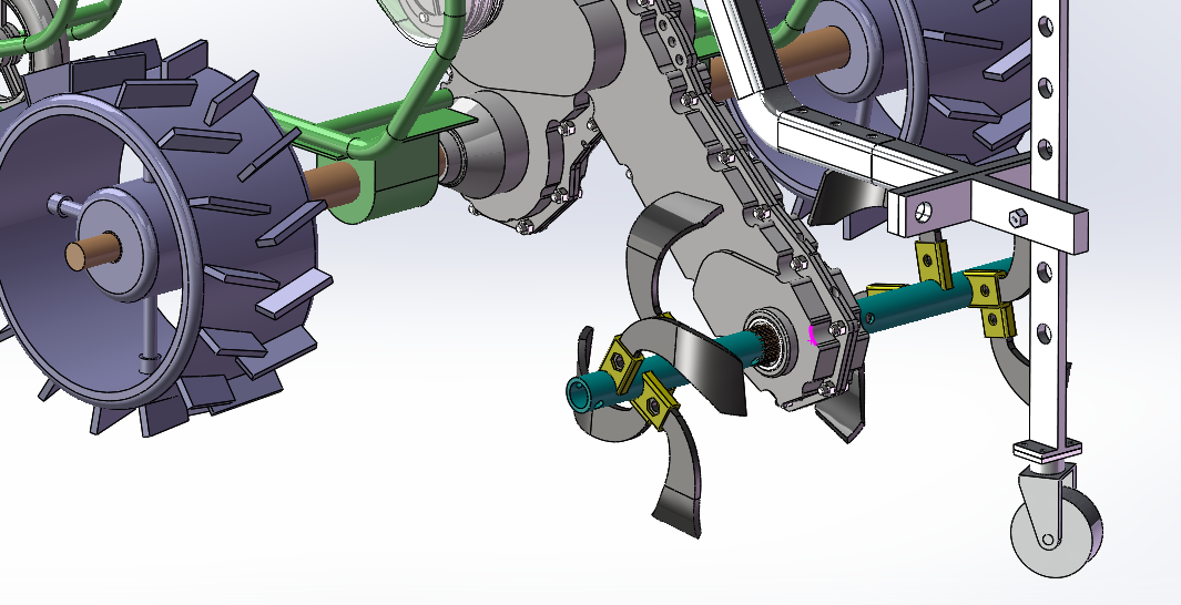小型手推式旋耕机