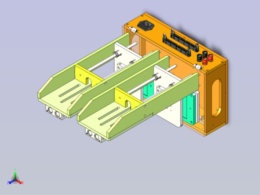 一款双工位双气缸测试治具