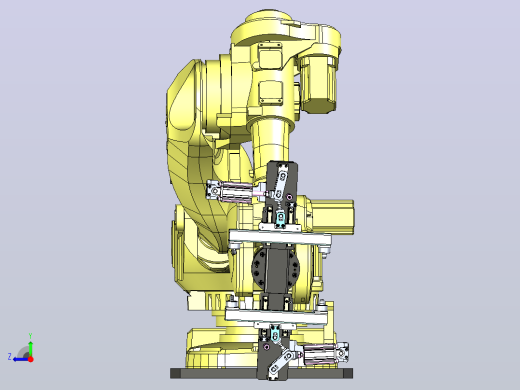 ABB机器人夹爪 3D模型右视缩略图