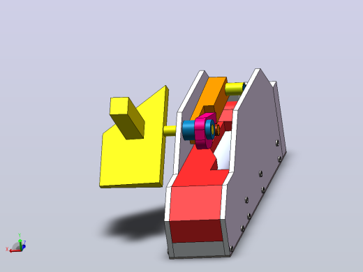 三级杠杆压电微驱动平台