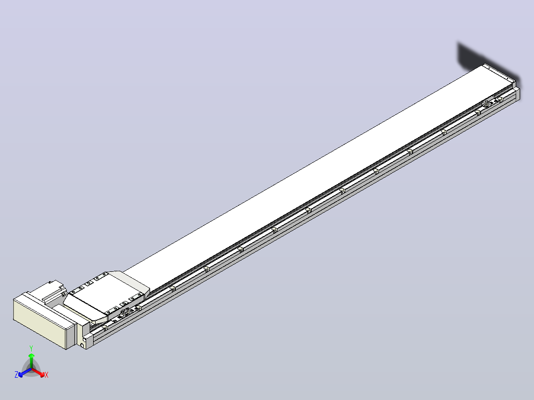 滚珠丝杠直线轴内置导轨TPA-GCR-170-2510C-L1600-MR-M75-N3主视图