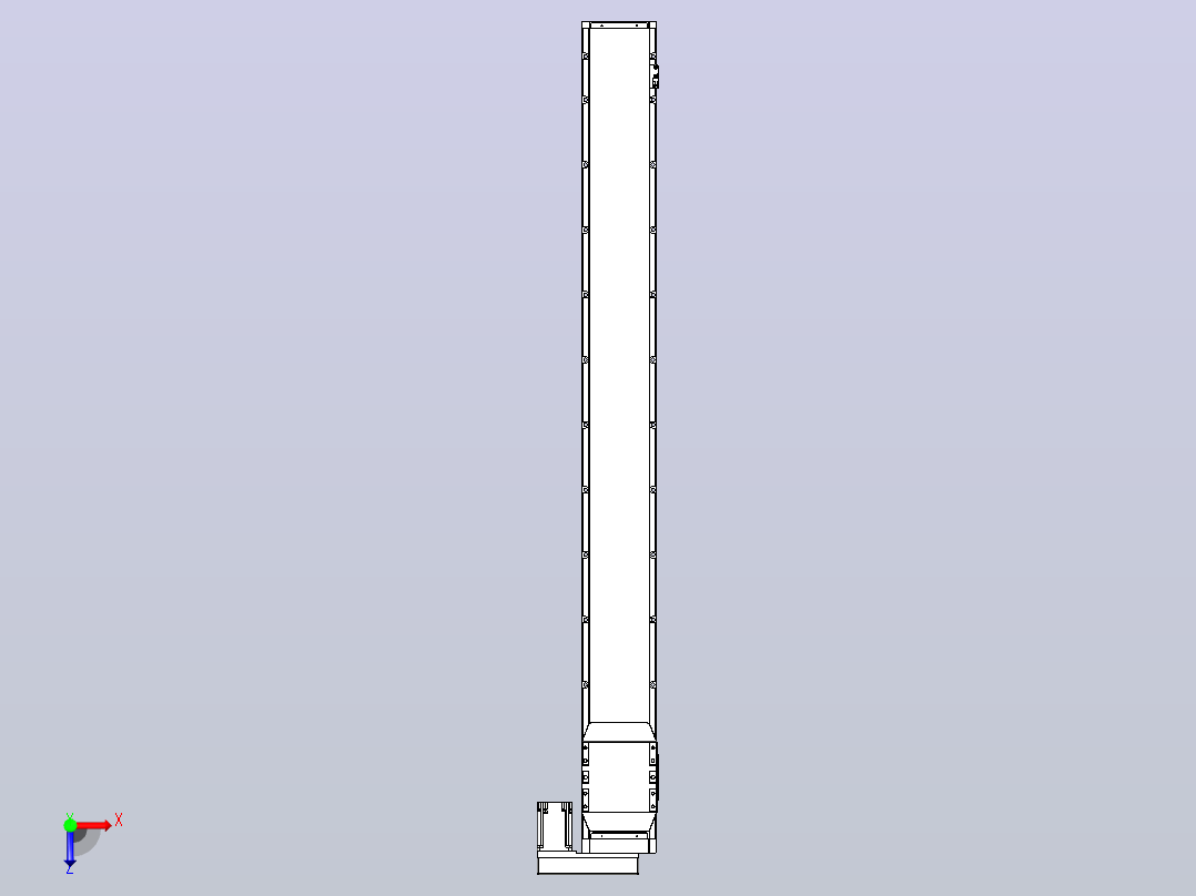 滚珠丝杠直线轴内置导轨TPA-GCR-170-2510C-L1600-MR-M75-N3俯视图
