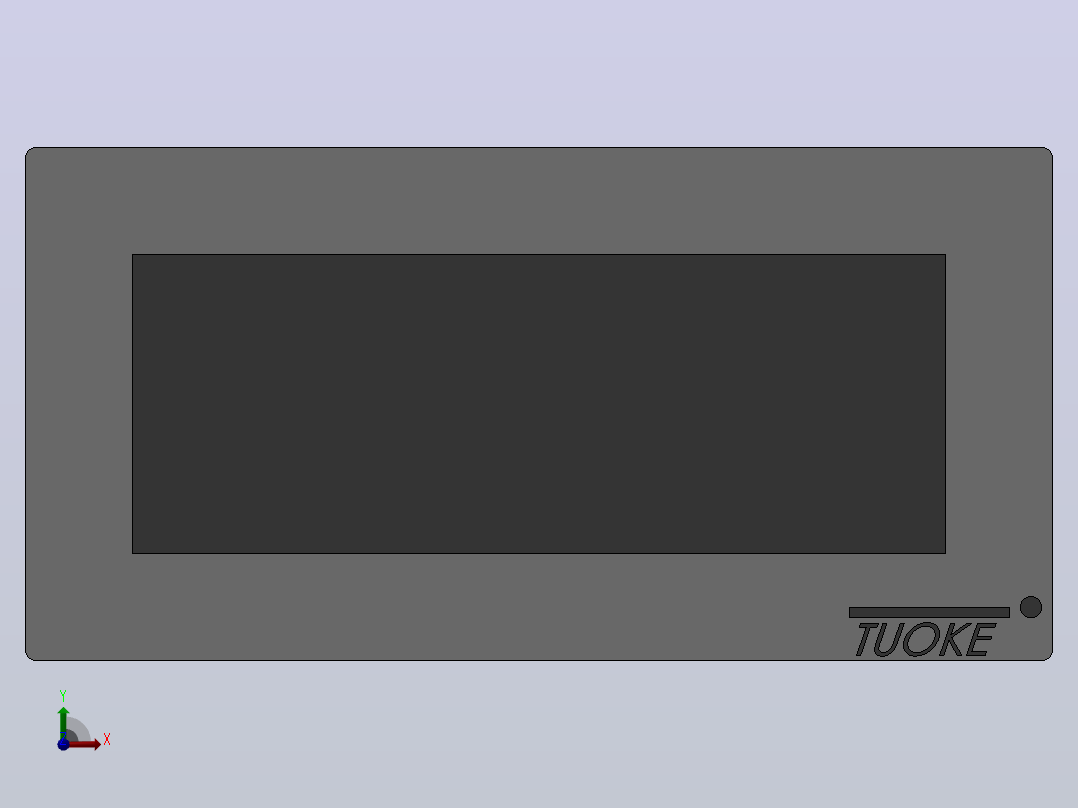 DM数字面板表[DM-C]前视图