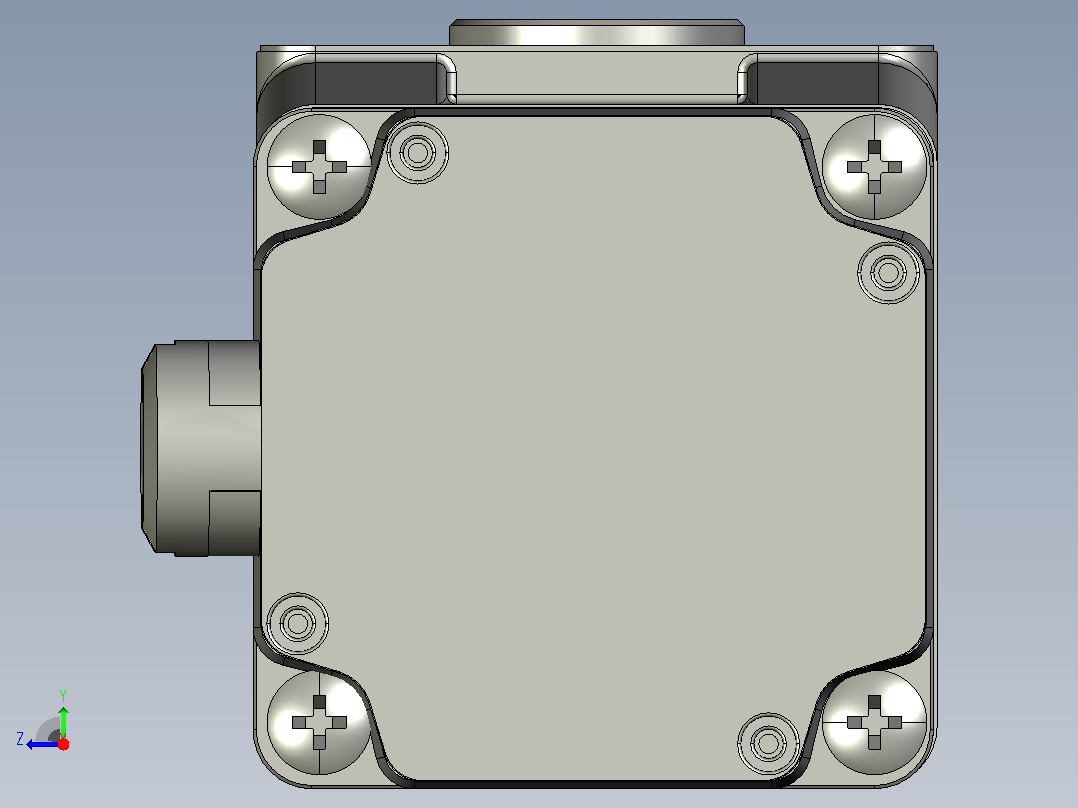 Z6BLD200W配6GURC齿轮箱整机右视图