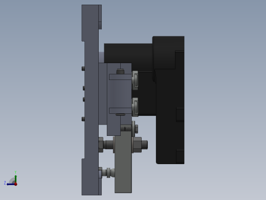 钻孔夹具右视缩略图
