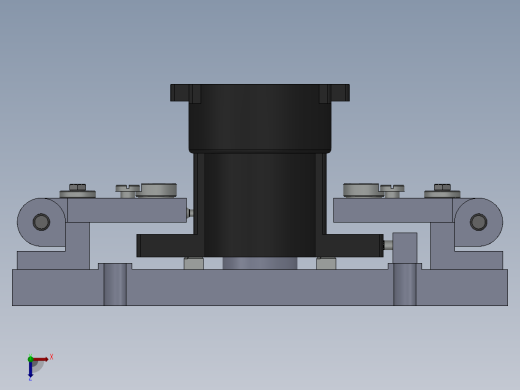 钻孔夹具俯视缩略图