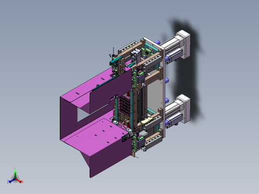 上料料仓sw16可编辑正等轴测缩略图