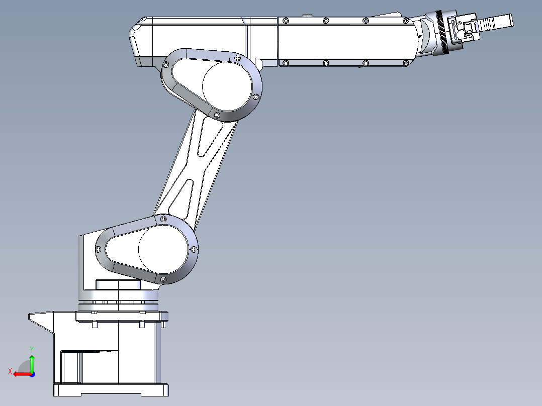 ndustrial-automation-robotic-arm STP后视图