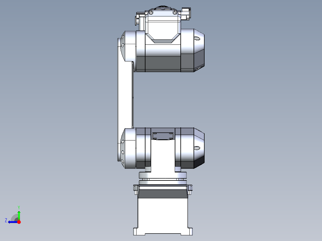 ndustrial-automation-robotic-arm STP右视图