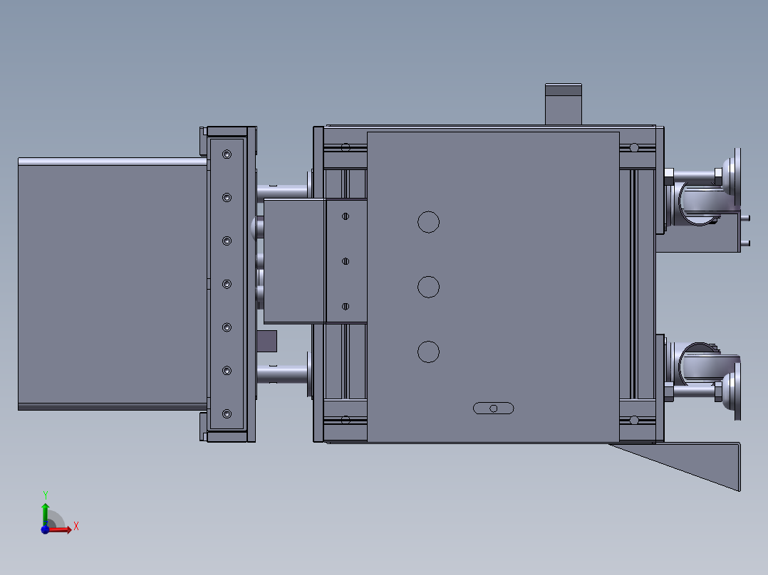 自动液压顶升机 sw21前视图