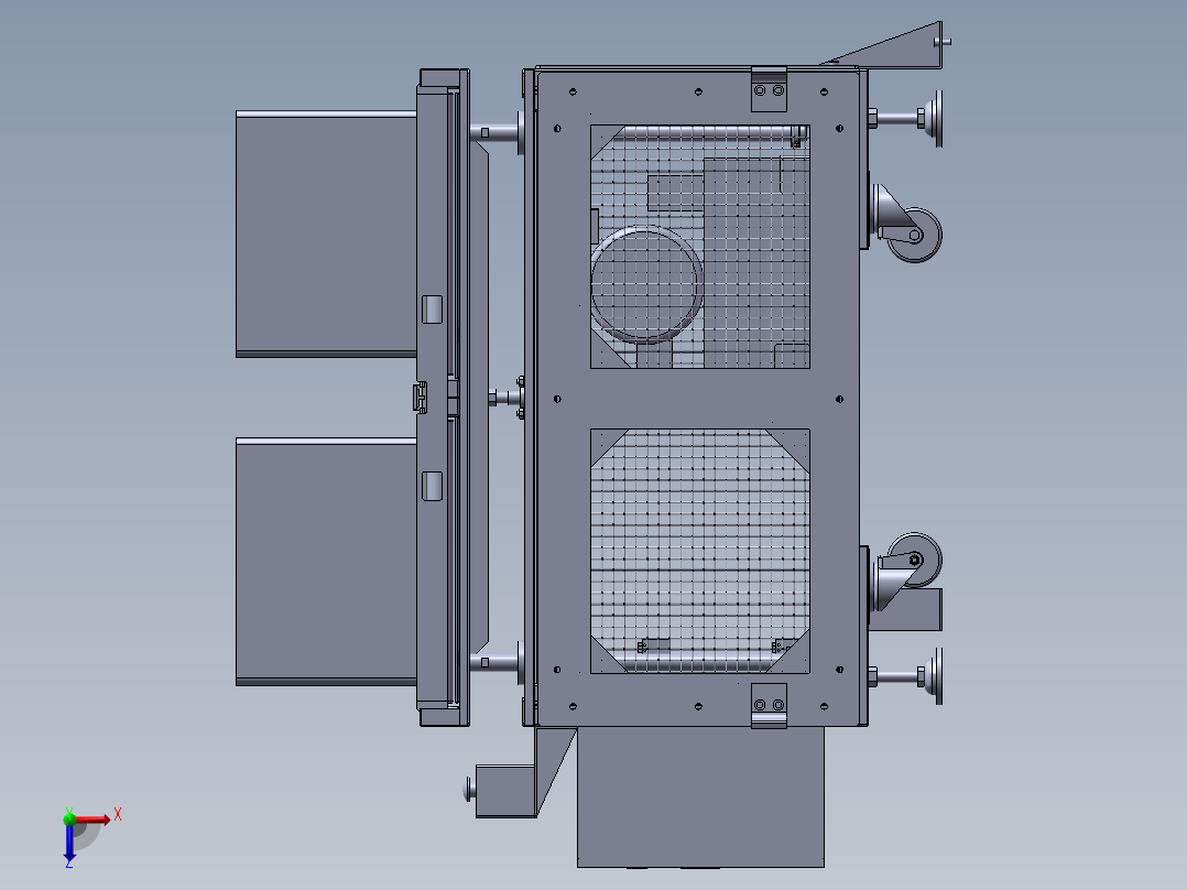 自动液压顶升机 sw21俯视图