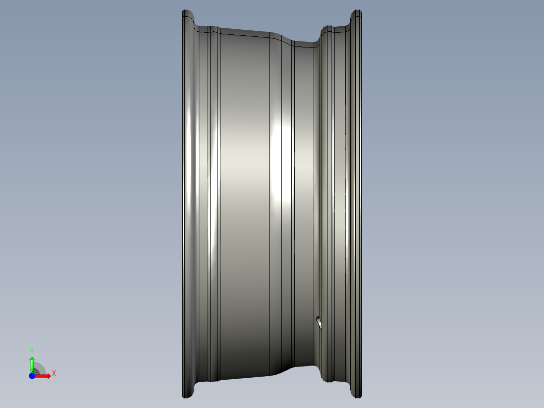 轮毂3D模型(2)前视图