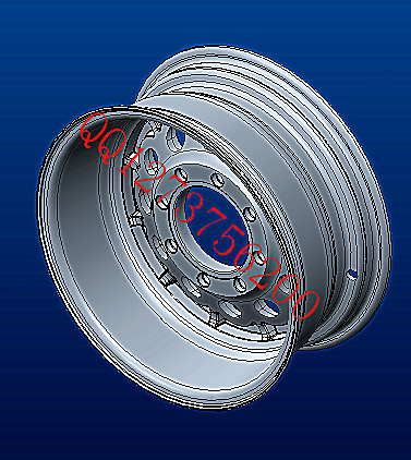 轮毂3D模型(2)