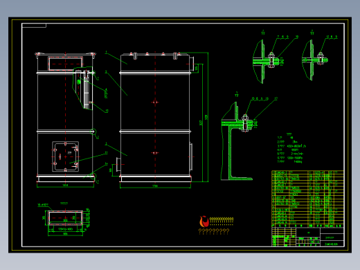 ZJMC48脉冲袋式除尘器详图
