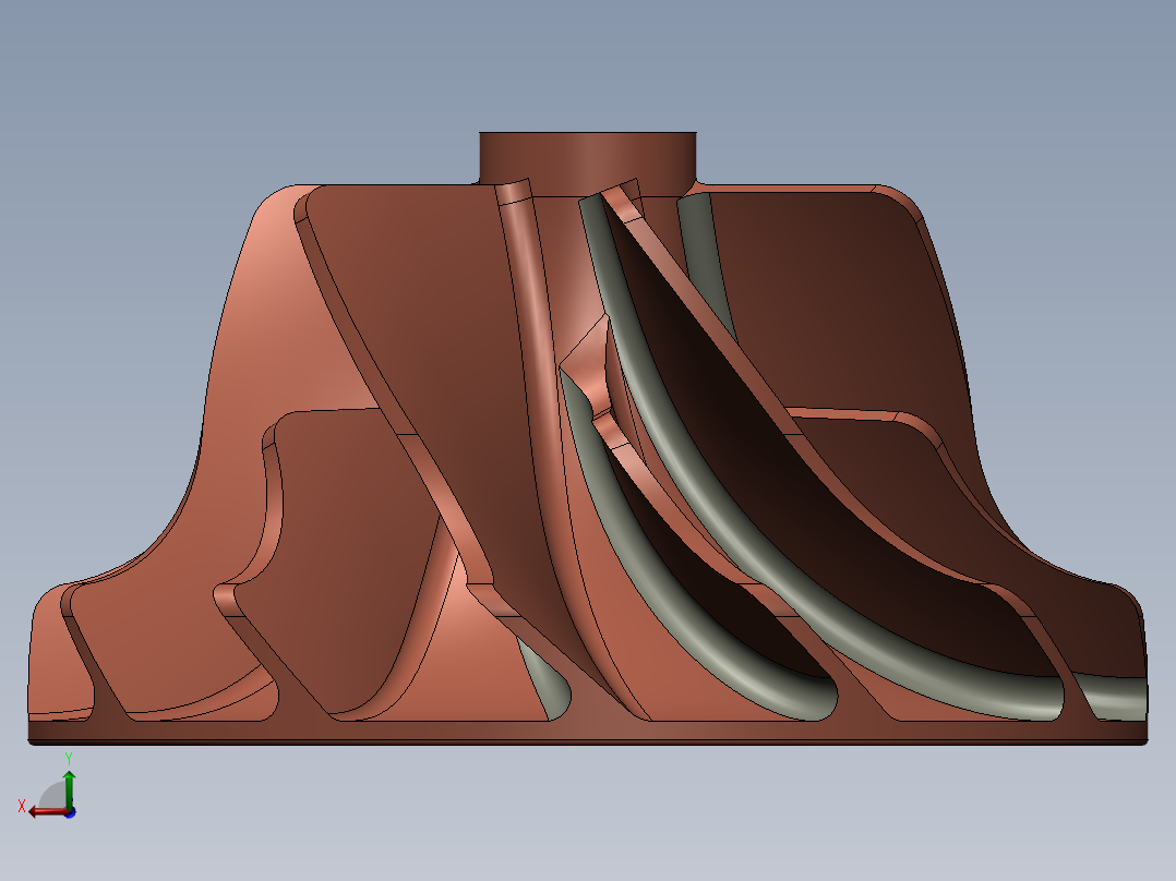 转子叶片搅拌器叶轮SW2015后视图