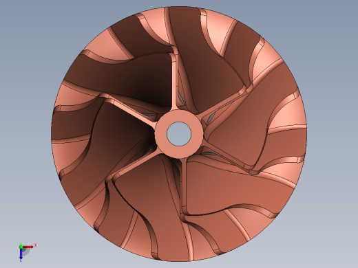 转子叶片搅拌器叶轮SW2015俯视缩略图