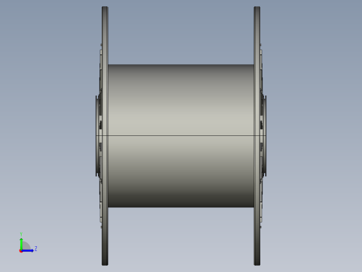 solidworks 软管滚筒左视缩略图