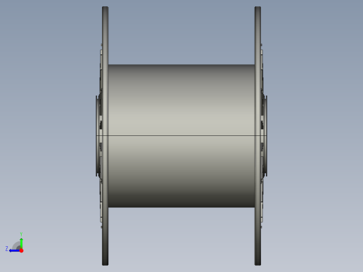 solidworks 软管滚筒右视缩略图