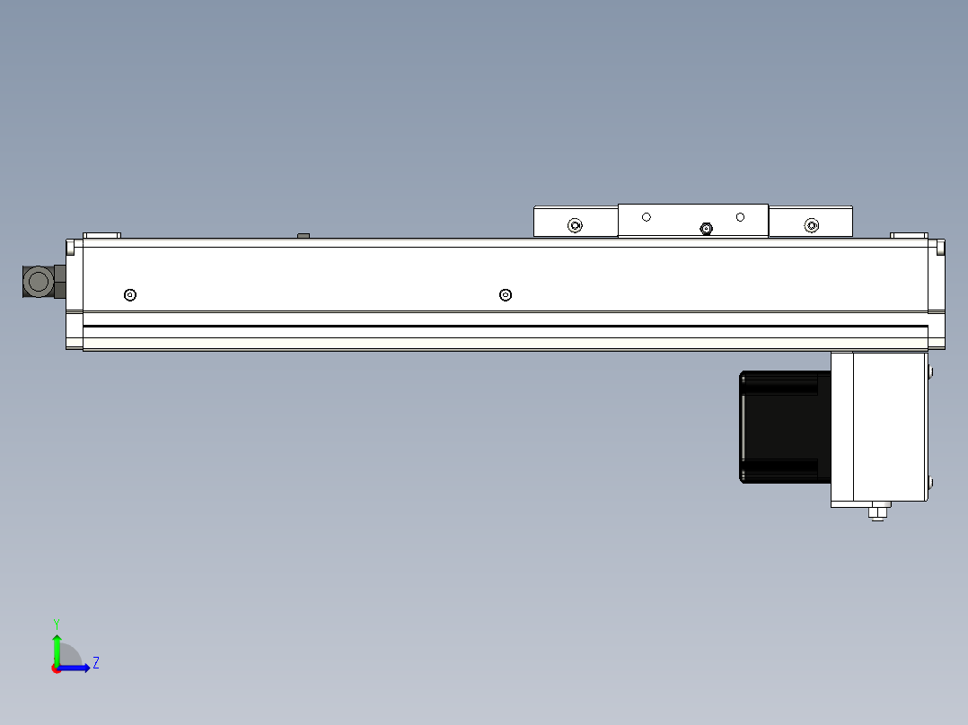 Toyo东佑达直线模组-ECH10-200-BM-60M-718左视图
