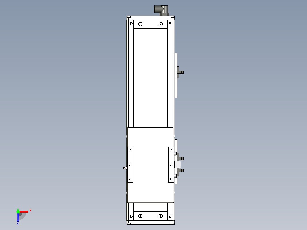 Toyo东佑达直线模组-ECH10-200-BM-60M-718俯视图